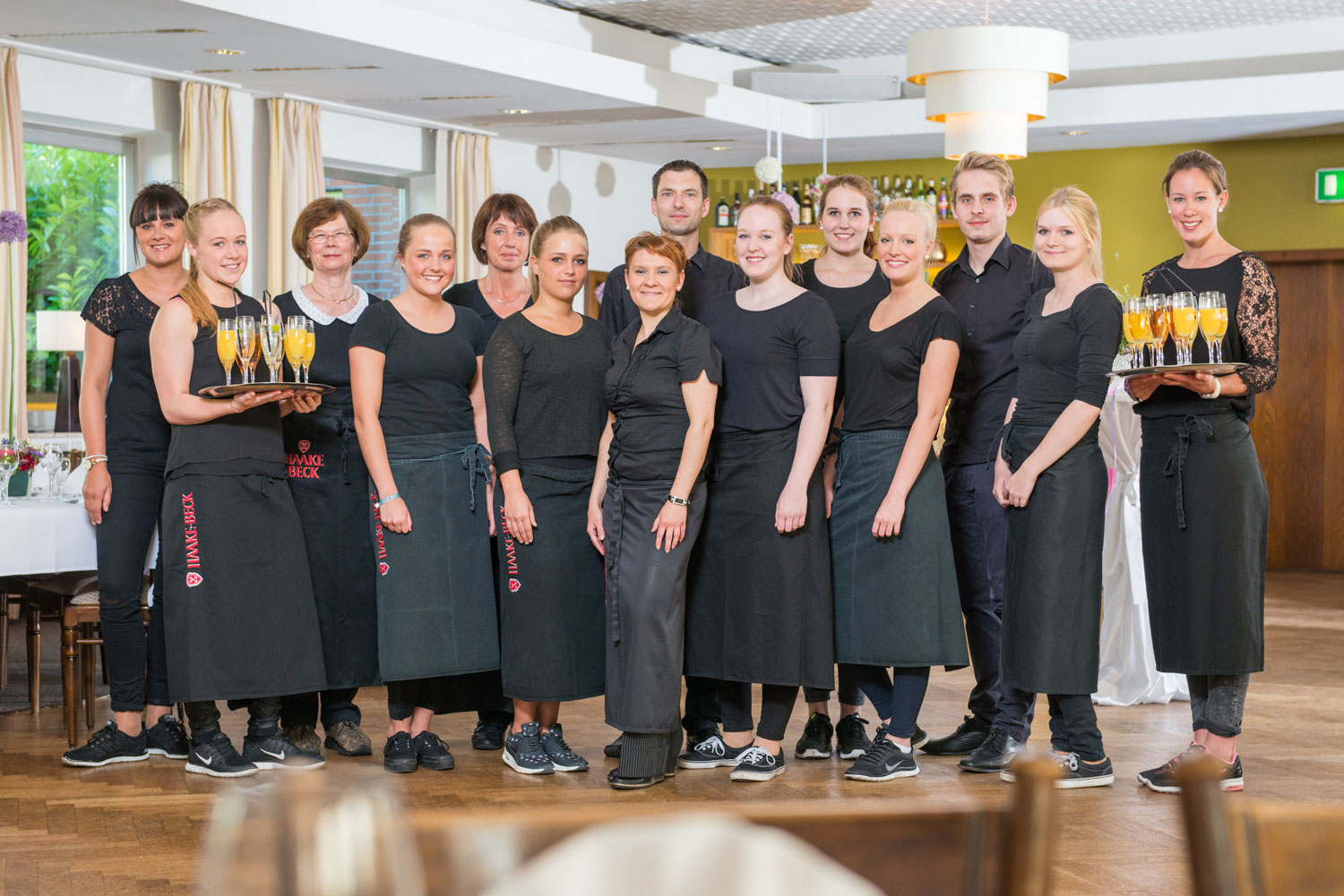 Catering Team des Rheinischen Hof in Dinklage in Niedersaschen